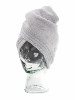 Kylpyhuonetekstiilit|LUIN LIVING Hiuspyyhe PEARL GREY