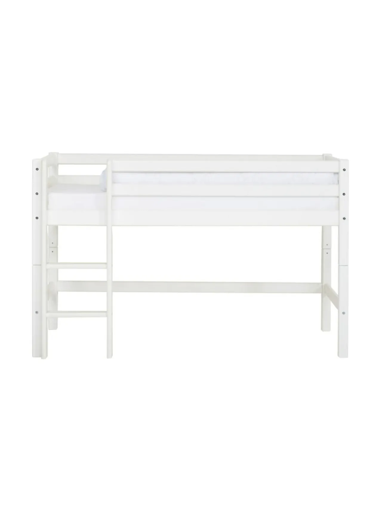 Lasten Kalusteet|Hoppekids ECO Dream puolikorkea sänky 70 x 160 cm, Valkoinen