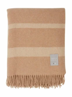 Huovat & Päiväpeitot|Lexington Hotel Wool Throw -villahuopa 130 x 170 cm BEIGE MELANGE/WHITE