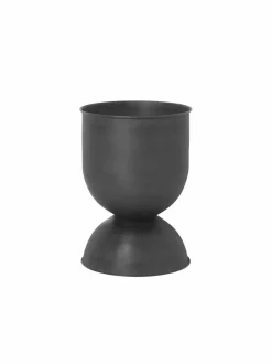 Ruukut & Istutusastiat|Ferm Living Hourglass Pot -ruukku, S BLACK/DARK GREY