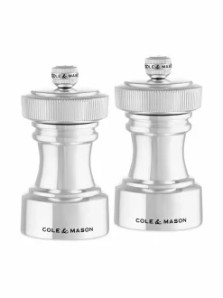 Keittiötarvikkeet|Cole & Mason Hoxton-maustemylly 2 kpl SILVER
