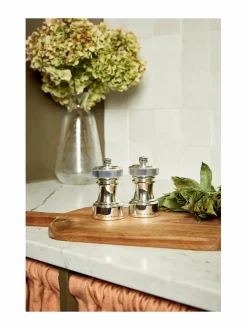 Keittiötarvikkeet|Cole & Mason Hoxton-maustemylly 2 kpl SILVER