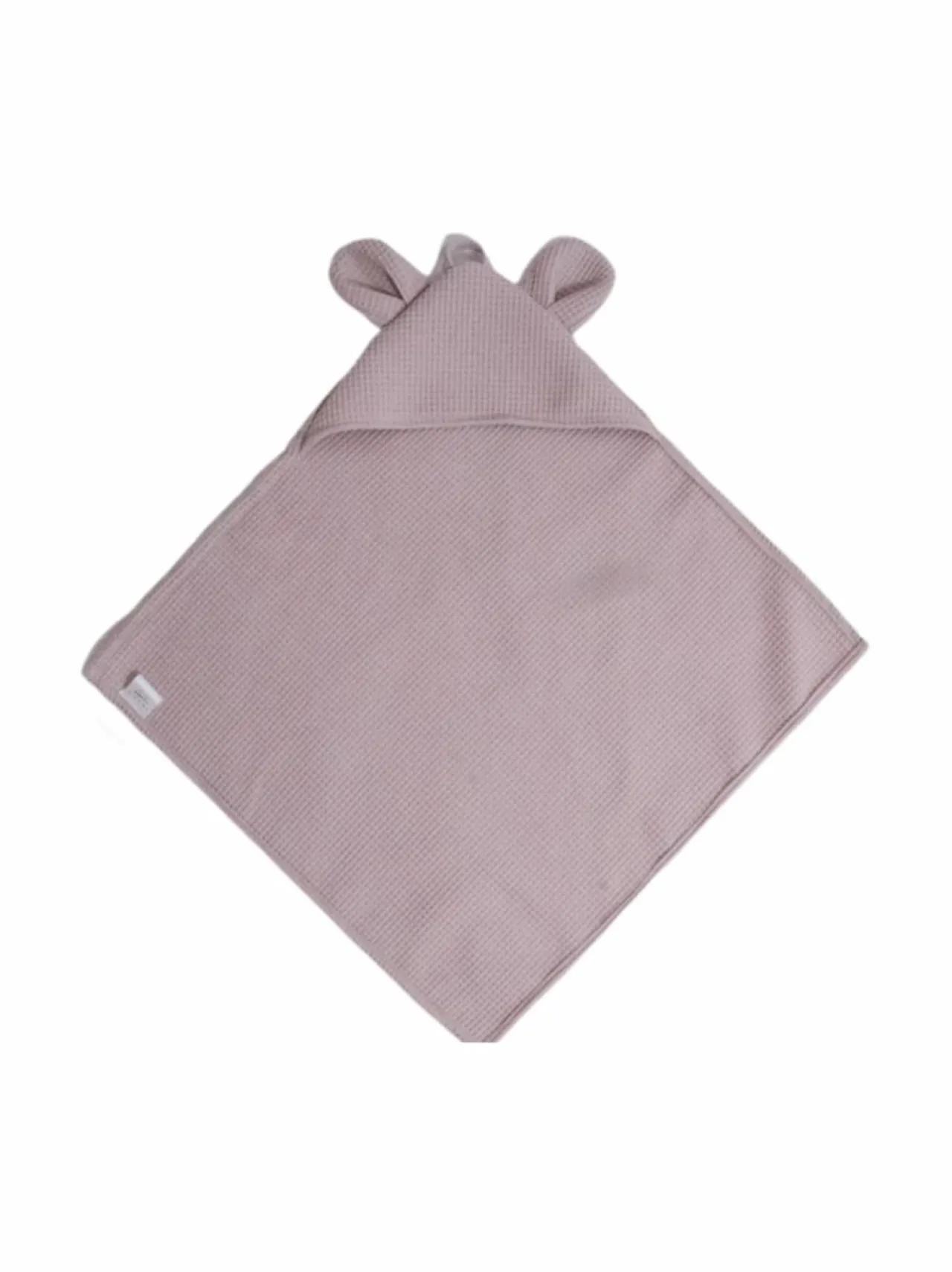 Kylpyhuonetekstiilit|Swanie Finland Huppupyyhe vauvalle ja juniorille- Teddy VANHA ROOSA