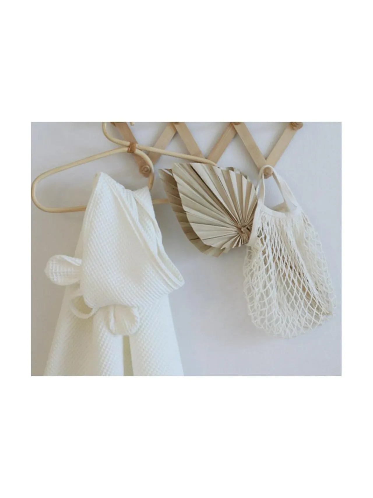 Kylpyhuonetekstiilit|Swanie Finland Huppupyyhe vauvalle ja juniorille- Teddy LUONNONVALKOINEN