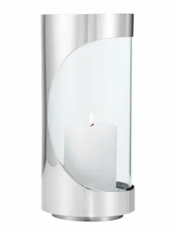 Kynttilät & Lyhdyt|Georg Jensen Hurricane-kynttilälyhty 22 cm STAINLESS STEEL