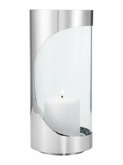 Kynttilät & Lyhdyt|Georg Jensen Hurricane-kynttilälyhty 28 cm STAINLESS STEEL