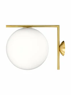 Seinävalaisimet|Flos IC C/W2 -valaisin MESSINKI