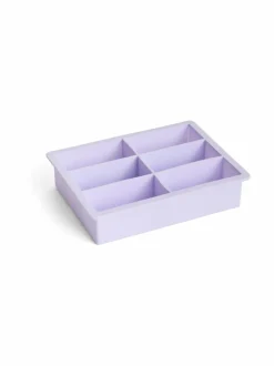 Keittiötarvikkeet|HAY Ice Cube Tray 6 Stick Cubes XX-Large - suorakulmainen jääpalamuotti LILAC