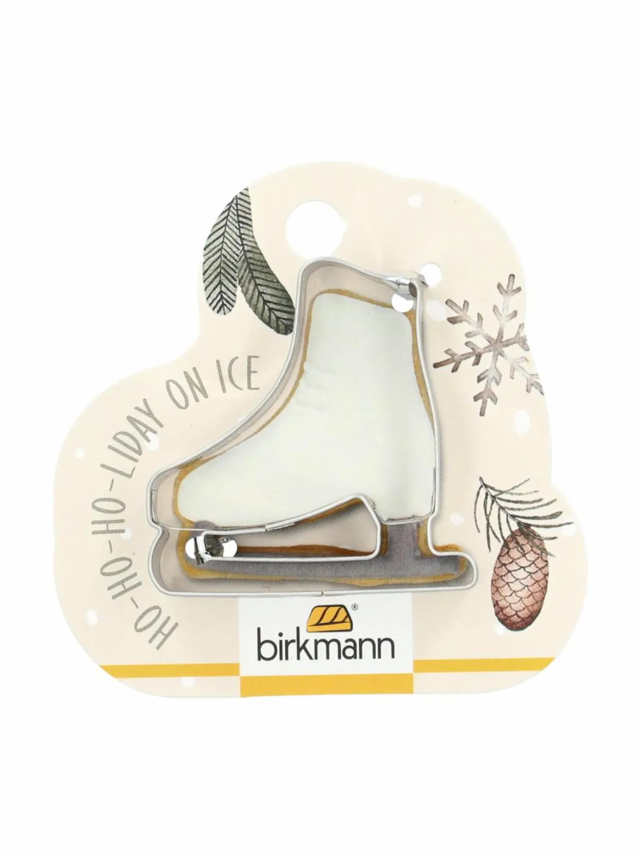 Leivonta|Birkmann Ice Skate -piparkakkumuotti 4.5 cm STEEL
