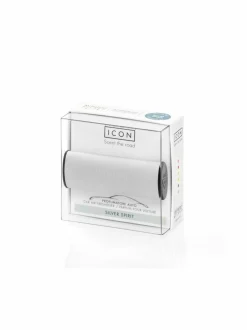 Huonetuoksut & Tuoksukynttilät|Millefiori Icon Silver Spirit -ilmanraikastin autoon HOPEA