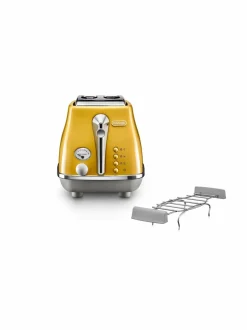 Leivänpaahtimet|Delonghi Icona Capitals -leivänpaahdin, 2 viipaleelle NEW YORK YELLOW