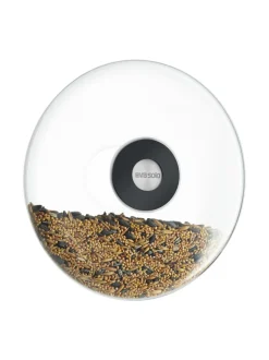 Puutarhakoristeet|Eva Solo Outdoor Ikkunalintulauta Ø 19,5 cm LÄPINÄKYVÄ