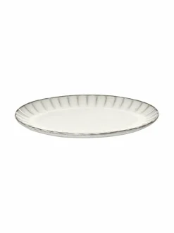 Lautaset & Kulhot|Serax Inku Oval S -lautanen 25 x 17,5 x 1,7 cm WHITE