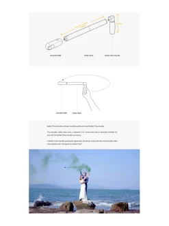 Kamerat|Insta360 Bullet-time Handle & Stick kuvaussauva (One ja X-sarja)