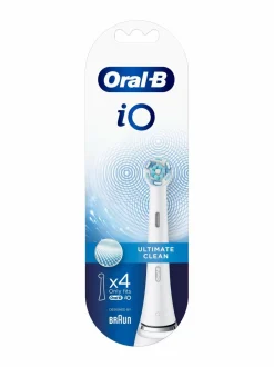 Hampaidenhoito|Oral-B iO Ultimate Clean -vaihtoharjat 4-pack WHITE