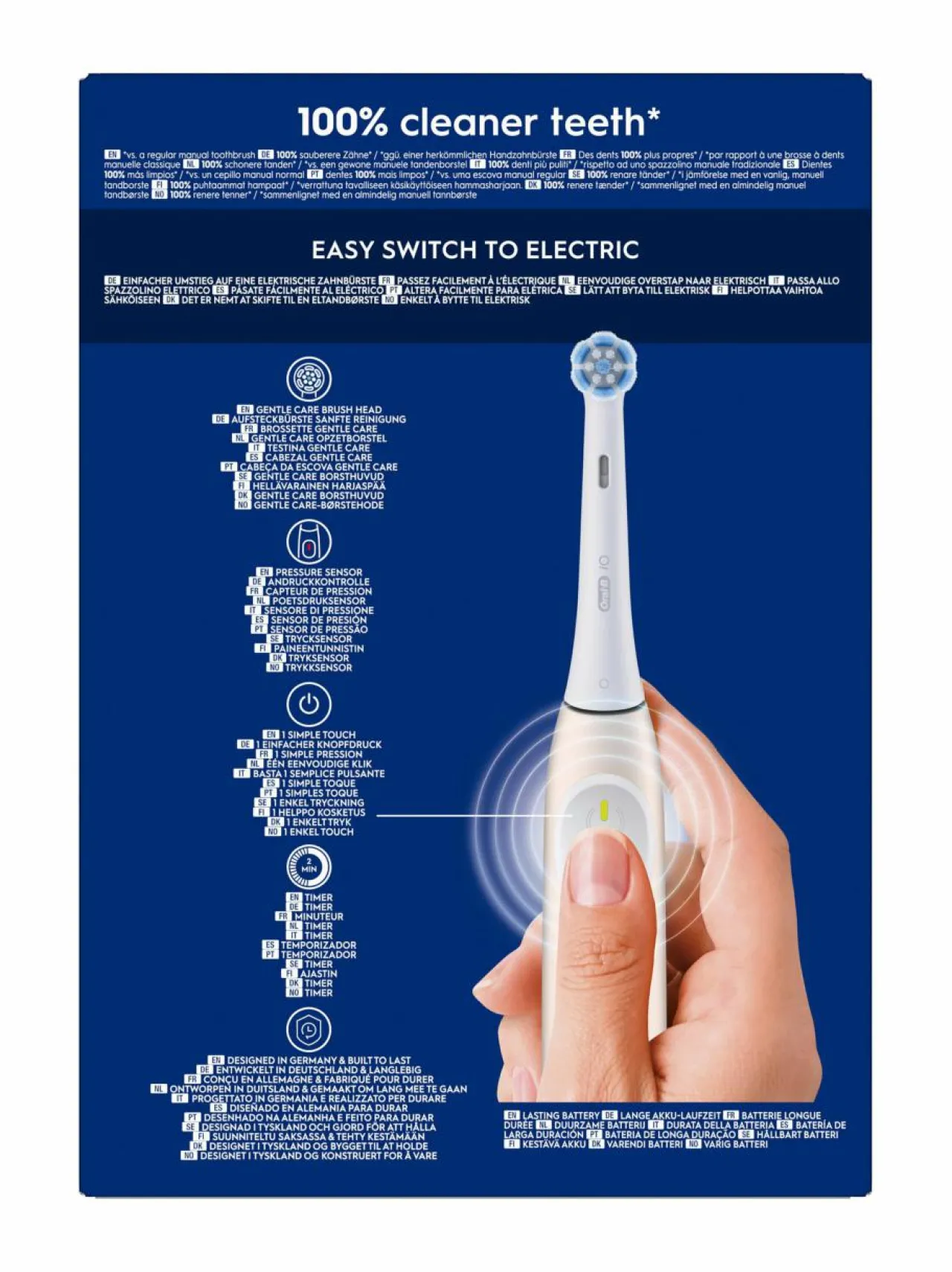 Hampaidenhoito|Oral-B iO2-sähköhammasharja + matkakotelo PINK