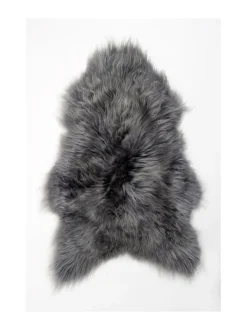 Matot|Nordic Swan Living Islannin pitkäkarvainen lampaantalja HARMAA