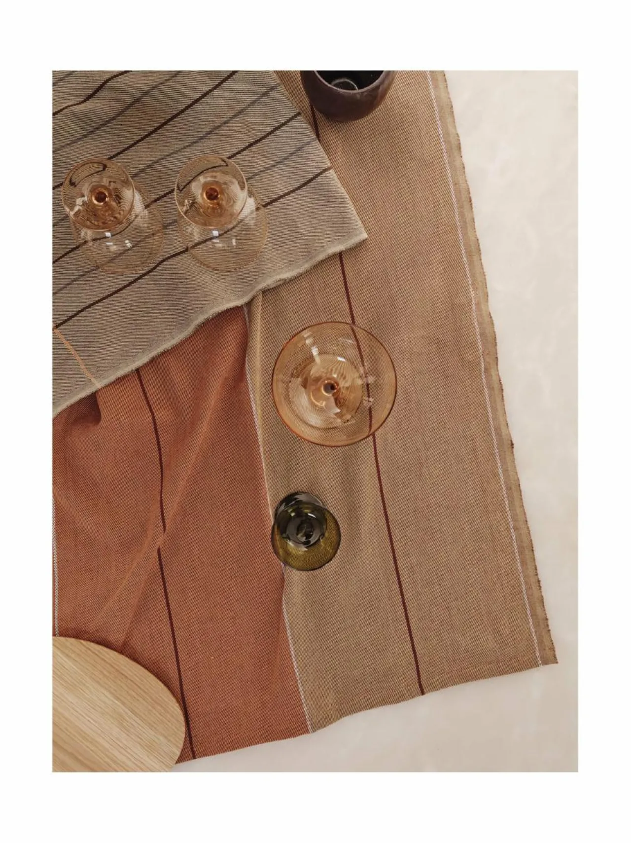 Keittiö- & Kattaustekstiilit|Ferm Living Ito Tea -keittiöpyyhe 2 kpl HAZEL/OAT