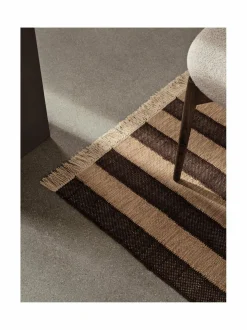 Matot|Ferm Living Ives Runner -matto 80 x 200 cm TAN/CHOCOLATE