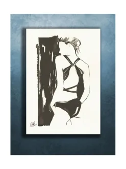 Taulut & Julisteet|Jenniemilia Design , MOSS voimanainen canvas -taulu 70x120cm