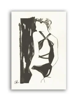 Taulut & Julisteet|Jenniemilia Design , MOSS voimanainen canvas -taulu 70x120cm