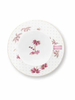 Mukit & Kupit & Asetit|PIP Studio Jolie Dots - kuppi ja lautanen 280 ml PINK