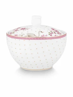 Tarjoiluastiat|PIP Studio Jolie Dots -sokerikulho 300 ml PINK