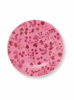 Lautaset & Kulhot|PIP Studio Jolie Flowers -posliinilautanen 17 cm PINK