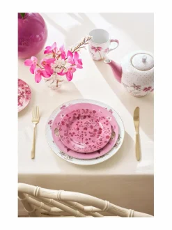 Lautaset & Kulhot|PIP Studio Jolie Flowers -posliinilautanen 17 cm PINK