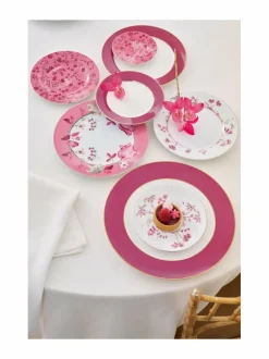 Lautaset & Kulhot|PIP Studio Jolie Tulip -posliinilautanen 23 cm PINK