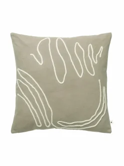 Sisustustyynyt|Ferm Living Jot-tyyny 50 x 50 cm ELM GREEN