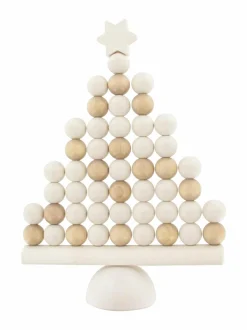 Muut Joulukoristeet|Koriste-Esineet|Aarikka Joulukuusi -pöytäkoriste 28 cm U008 WHITE