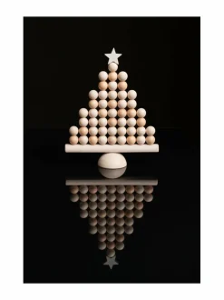 Muut Joulukoristeet|Koriste-Esineet|Aarikka Joulukuusi -pöytäkoriste 28 cm U008 WHITE