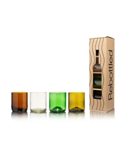 Lasit|Rebottled Juomalasi 200ml Mixed (4kpl)