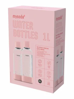Muut Keittiölaitteet|Mysoda Juomapullo 1 L, 2-pack PINK