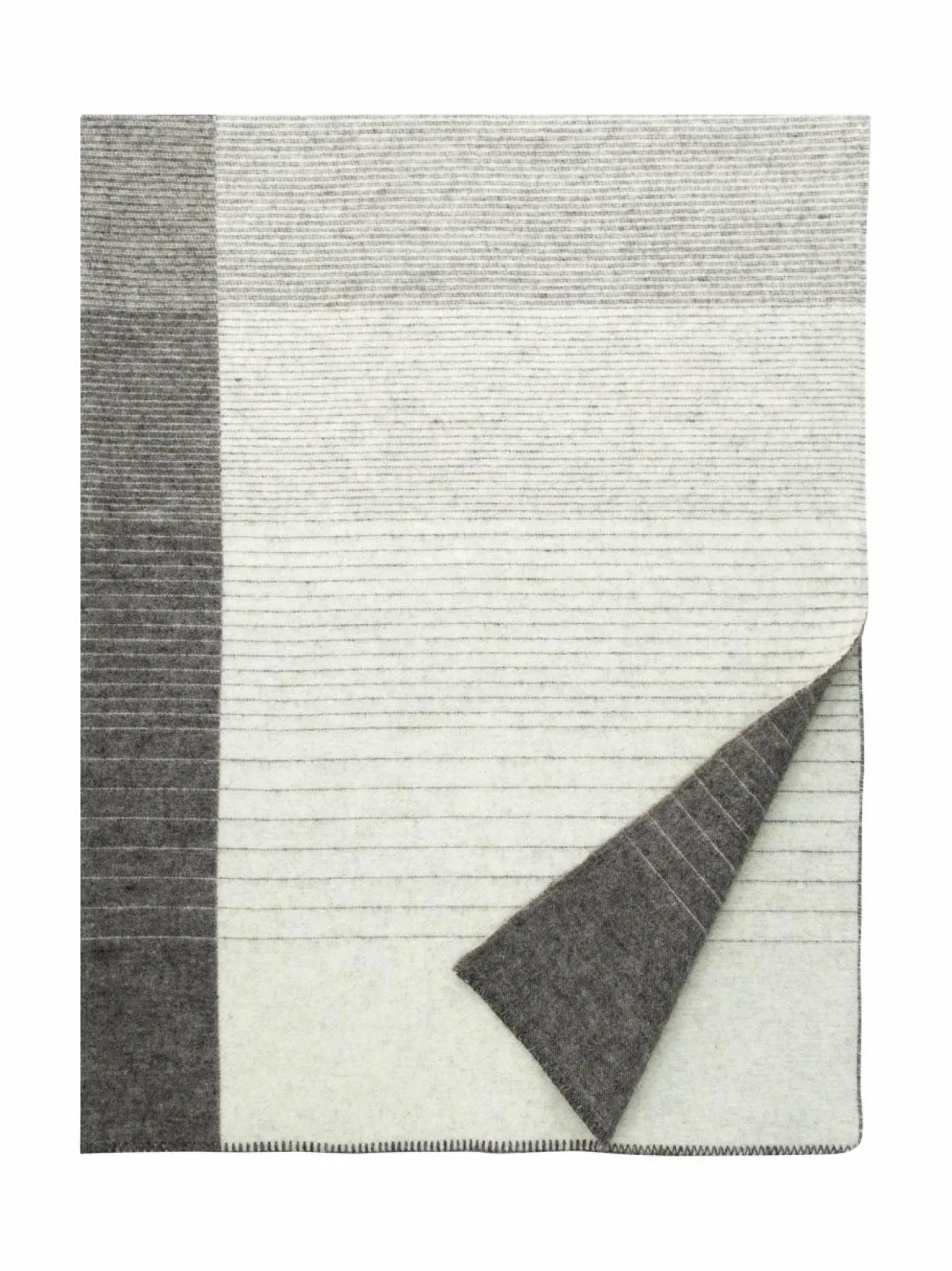 Huovat & Päiväpeitot|Lapuan Kankurit Kaamos-villahuopa 8 WHITE-NATURE'S BEIGE