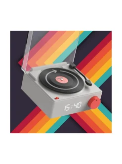 Audio|Mob Kaiutin Ja Herätyskello Retro Levysoitin