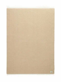 Huovat & Päiväpeitot|Gant Home Kalanruotokuvioinen villainen torkkupeite 248 DARK KHAKI