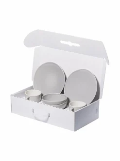 Astiasarjat|Pentik Kallio-keraaminen astiapakkaus, 6 osaa GREY