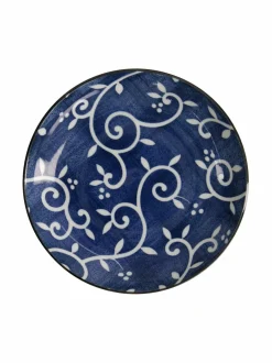 Lautaset & Kulhot|Tokyo Design Studio Karakusa-lautanen 21,5 cm BLUE/WHITE