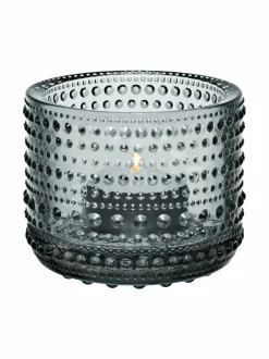 Kynttilät & Lyhdyt|Iittala Kastehelmi-kynttilälyhty HARMAA