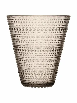 Koriste-Esineet|Iittala Kastehelmi-maljakko 154 mm PELLAVA
