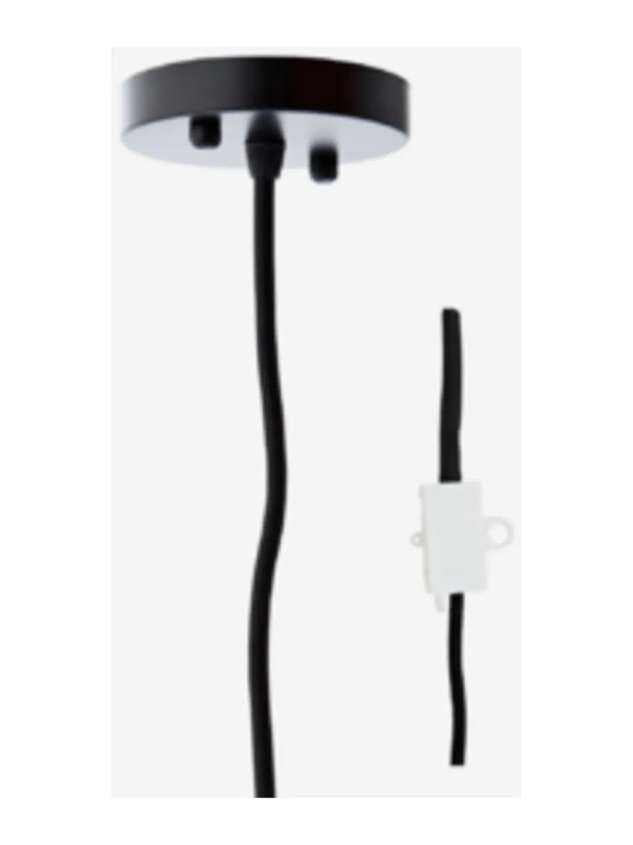 Kattovalaisimet|Madam Stolz Kattovalaisin LUONNOLLINEN, MUSTA JOHTO JA KATTOON JOHTOJEN SUOJA