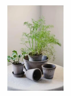 Ruukut & Istutusastiat|Bergs Potter Københavner-ruukku Ø 14 cm GREY