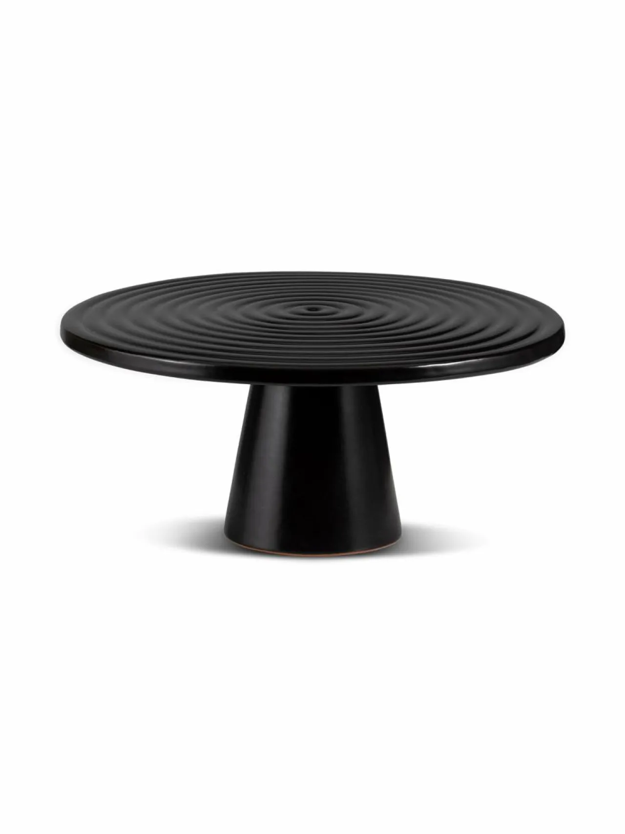 Tarjoiluastiat|DUTCHDELUXES Keraaminen kakkutarjotin M BM BLACK MATT