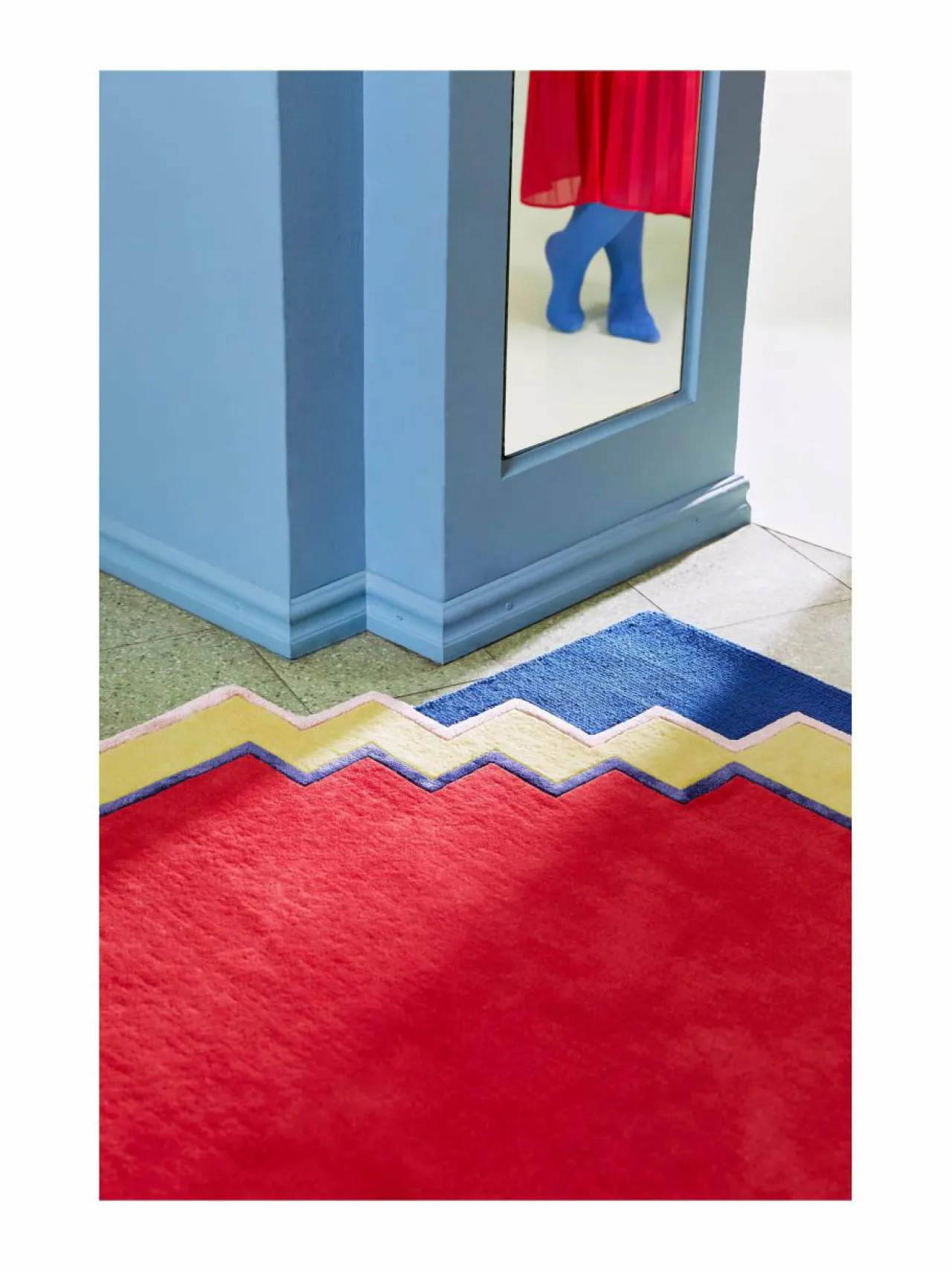 Matot|FINARTE Kertomus-villamatto BLUE