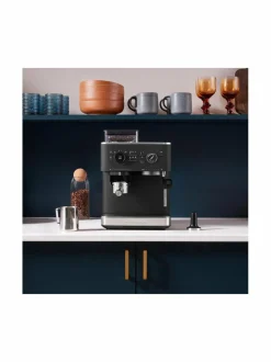 Kahvin- & Vedenkeittimet|KitchenAid KESRBHS Bean Hopper -kahvipapusäiliö puoliautomaattiseen espressokoneeseen BLACK
