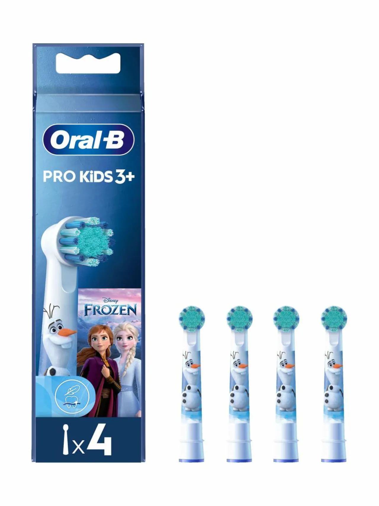 Hampaidenhoito|Oral-B Kids 3+ Frozen -hammaspäät 4-pack WHITE/BLUE
