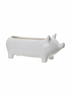 Ruukut & Istutusastiat|Wikholm Form Kim Pig S -ruukku 27 x 9 x 11 cm WHITE MELANGE
