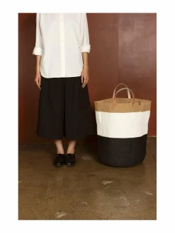 Säilytys|Mifuko Kiondo Floor Basket Duo XL -kori DUO BLACK